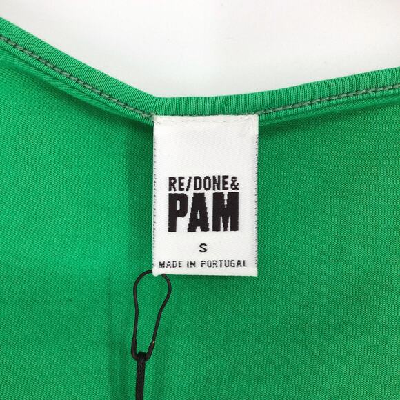 NWT RE/DONE x Pamela Anderson Stretch Organic Cotton-Jersey Bodysuit - Picture 5 of 10